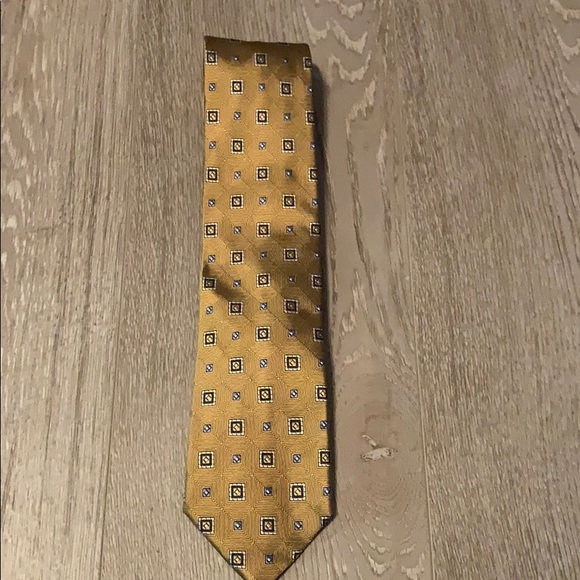 Gold and blue tie by Jos A Bank - Picture 1 of 1
